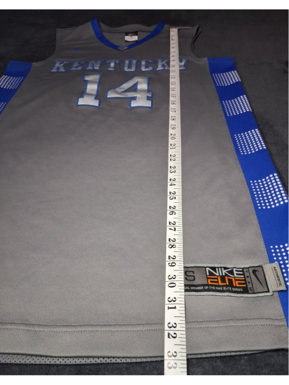Kentucky Wildcats Michael Kidd-Gilchrist Men's Small NCAA Jersey Nike Elite 2012 - Picture 11 of 11